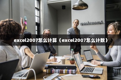 excel2007怎么计算（excel2007怎么计数）