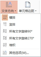 怎么统一将表格中的文字变成垂直方向?