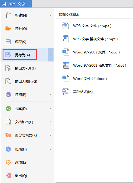 怎样保存word格式