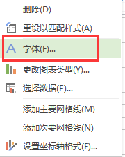图表字体哪里修改