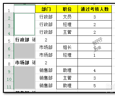 excel表格中相同内容的单元格怎么合并? ></p>