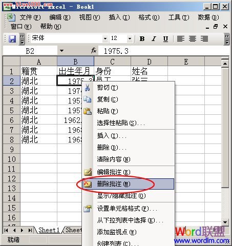 如何将简介说明文字添加在Excel2003的单元格中 ></p>